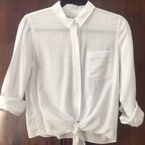 Madewell White Shirt Small